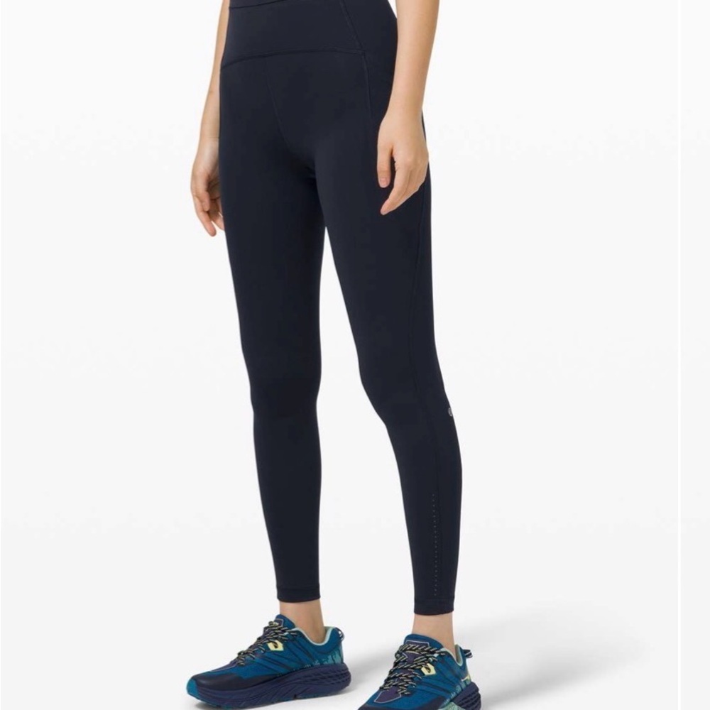 Lululemon sz 6 Navy High-Waisted Leggings